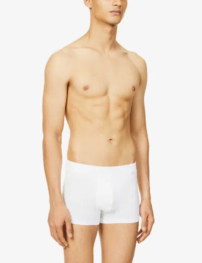 Hanro Natural Function Stretch-jersey Trunks In White