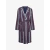Hanro Striped Robe In Superior Stripe