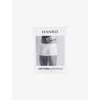 Hanro Natural Function Tencel And Cotton Boxer Brief In Herbal Tea / Indigo