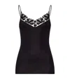 Hanro Mercerised Cotton Kalea Camisole In Black