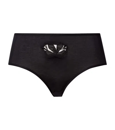 Hanro Mercerised Cotton Kalea Maxi Briefs In Black