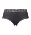 Hanro Mercerised Cotton Moments Maxi Briefs In Black