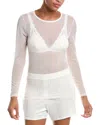 Hanro Mesh Shirt In White