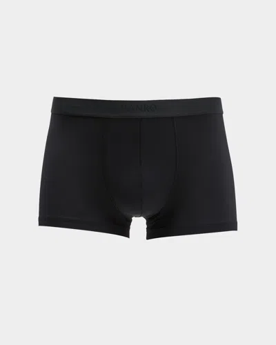 Hanro Micro Touch Boxer Brief In Black