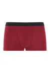 Hanro Micro Touch Boxer Brief In Intense Red