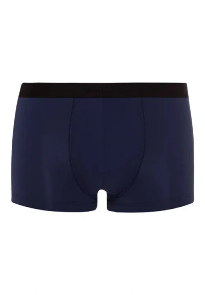 Hanro Micro Touch Boxer Brief In Midnight Navy