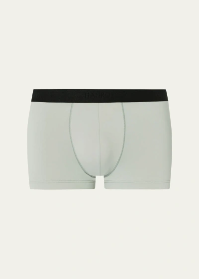 Hanro Micro Touch Boxer Brief In Mineral Green