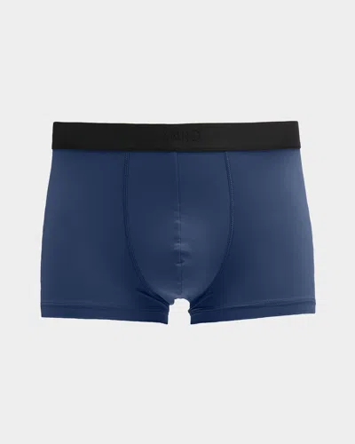 Hanro Micro Touch Boxer Brief In Blue