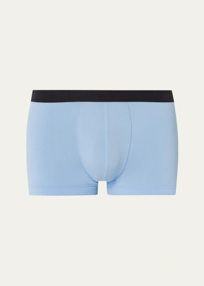 Hanro Micro Touch Boxer Brief In Placid Blue