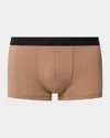Hanro Micro Touch Boxer Brief In Portabella Beige