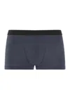 Hanro Micro Touch Boxer Brief In Blue