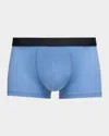 Hanro Micro Touch Trunks In Windy Blue