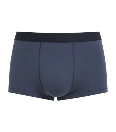 Hanro Micro-touch Boxer Briefs In Gray