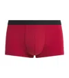 Hanro Micro-touch Boxer Briefs In Red