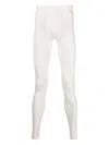 Hanro Mid-rise Wool-blend Leggings In Neutrals