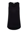 Hanro Modal-blend Yoga Tank Top In Black