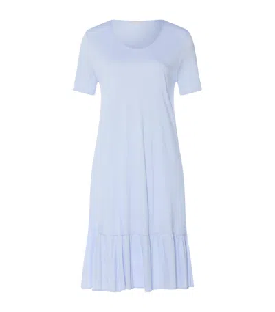 Hanro Modal Isabella Nightdress In Blue