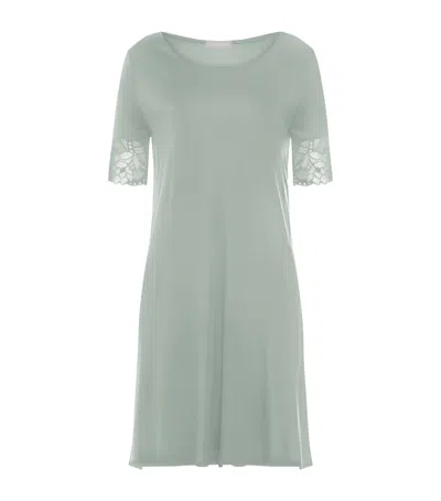 Hanro Modal Nightdress In Green