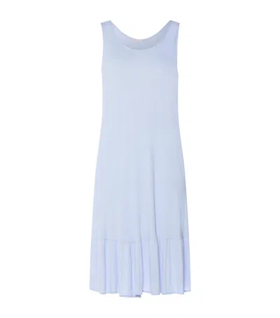 Hanro Modal Sleeveless Isabella Nightdress In Blue