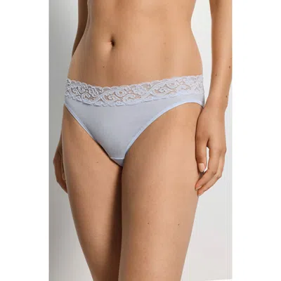 Hanro Moments High Cut Bikini In Blue