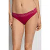 Hanro Moments High Cut Bikini In Burgundy