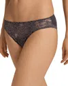 Hanro Moments Lace Bikini In Black