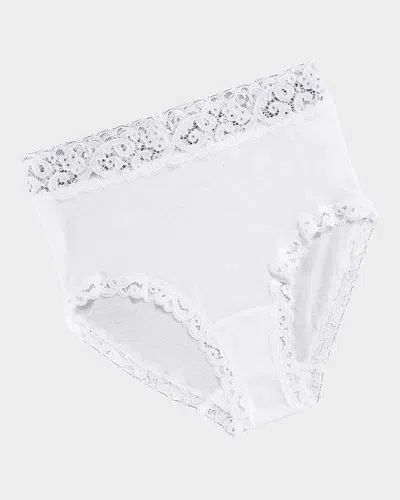 HANRO MOMENTS LACE-TRIM FULL BRIEF