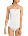 Hanro Moments Lace-trimmed Camisole In White