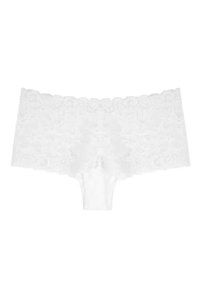 Hanro Moments Lace Briefs In White