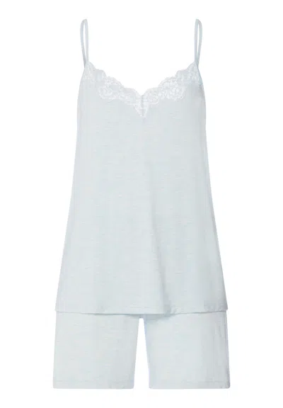 Hanro Natural Elegance Camisole Short Pajama Set In Multi