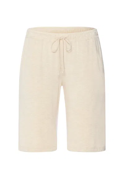 Hanro Natural Elegance Drawstring Lounge Shorts In Neutral