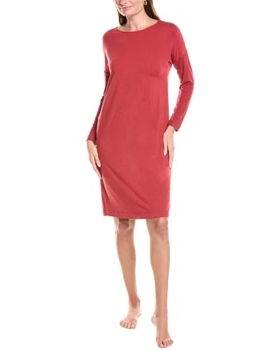 Hanro Natural Elegance Gown In Red