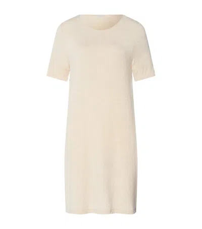 Hanro Natural Elegance Nightdress In Beige
