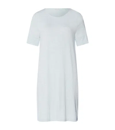 Hanro Natural Elegance Nightdress In Blue