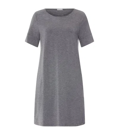 Hanro Natural Elegance Nightdress In Blue