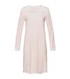 Hanro Natural Elegance Nightdress In Rose Melan