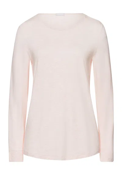 Hanro Natural Elegance Relaxed Round Neck Top In Multi