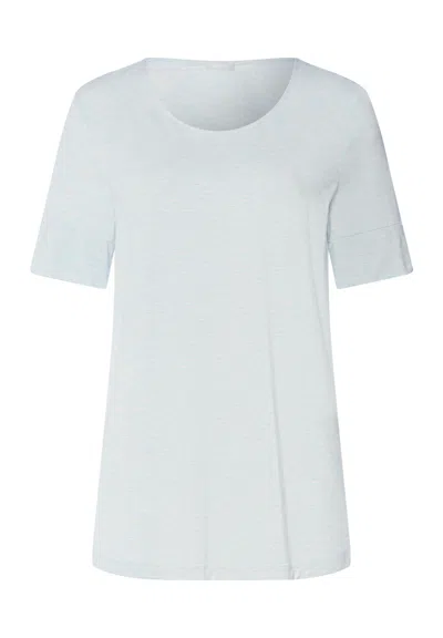 Hanro Natural Elegance Relaxed Round Neck Top In White