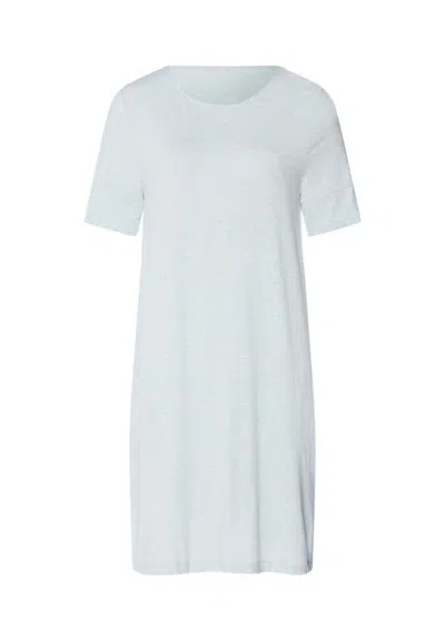 Hanro Natural Elegance Soft Round Neck Nightgown In White