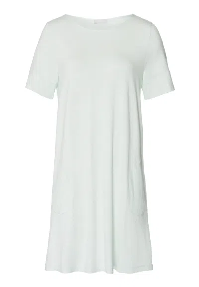 Hanro Natural Elegance Soft Round Neck Nightgown In White