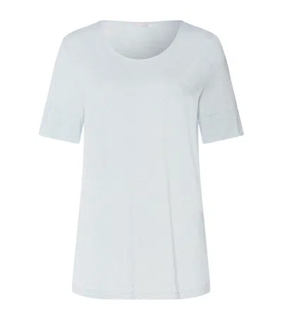 Hanro Natural Elegance T-shirt In Blue