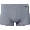 Hanro Natural Function Tencel And Cotton Boxer Brief In Gray