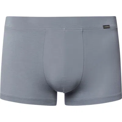 Hanro Natural Function Tencel And Cotton Boxer Brief In Gray