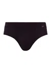 Hanro Natural Function Tencel And Cotton Brief In Black