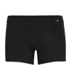Hanro Natural Function Tencel And Cotton Boxer Brief In Black