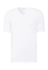 Hanro Cotton Pure V-neck T-shirt In White