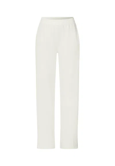 Hanro Natural Living W Organic Cotton Cropped Pants In Purple