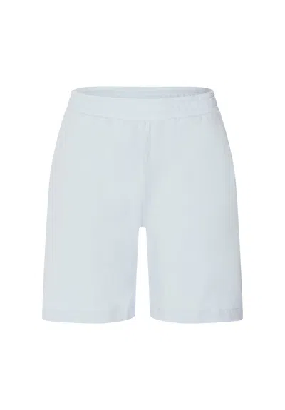 Hanro Natural Living W Organic Cotton Shorts In Blue