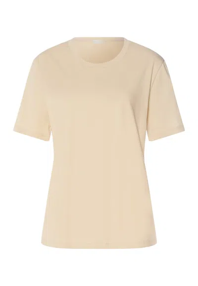 Hanro Natural Shirt Organic Cotton T-shirt In Gray