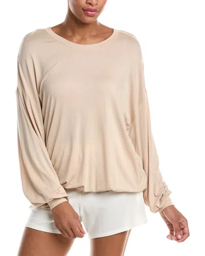 Hanro Natural Wear Cashmere-blend Soft Top In Neutral